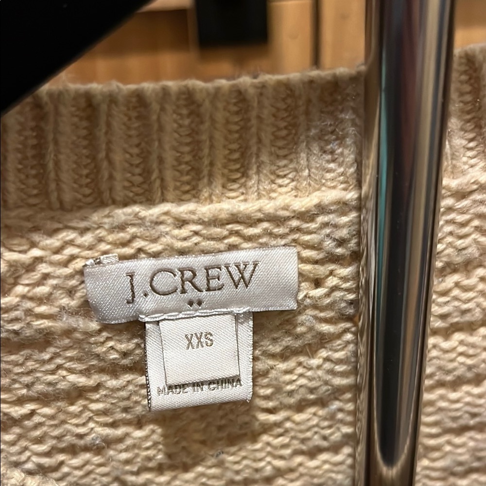 J. Crew Beige Cable Knit Sweater - Picture 2 of 15